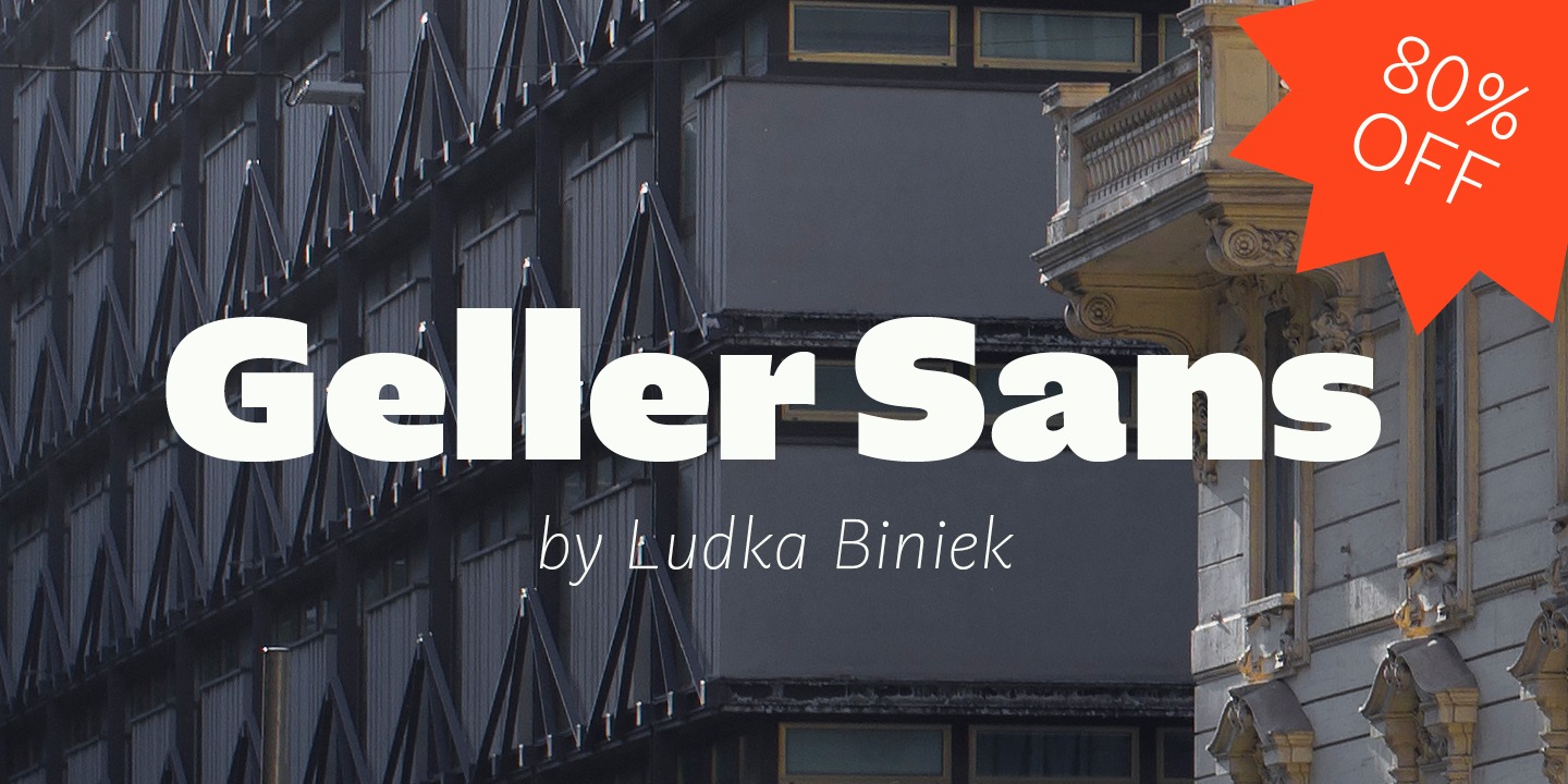 Geller Sans Cn SemiBold Font preview